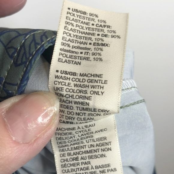 NWT Goodthreads Men’s Swim Trunks Suit Green 34 - Picture 9 of 9